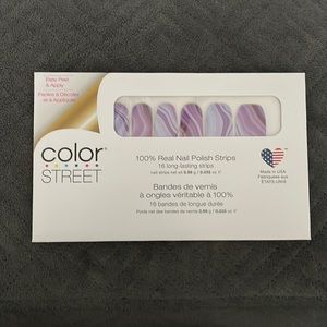 Color Street 100% Real Nail Polish Strips - Ultraviolet Agate